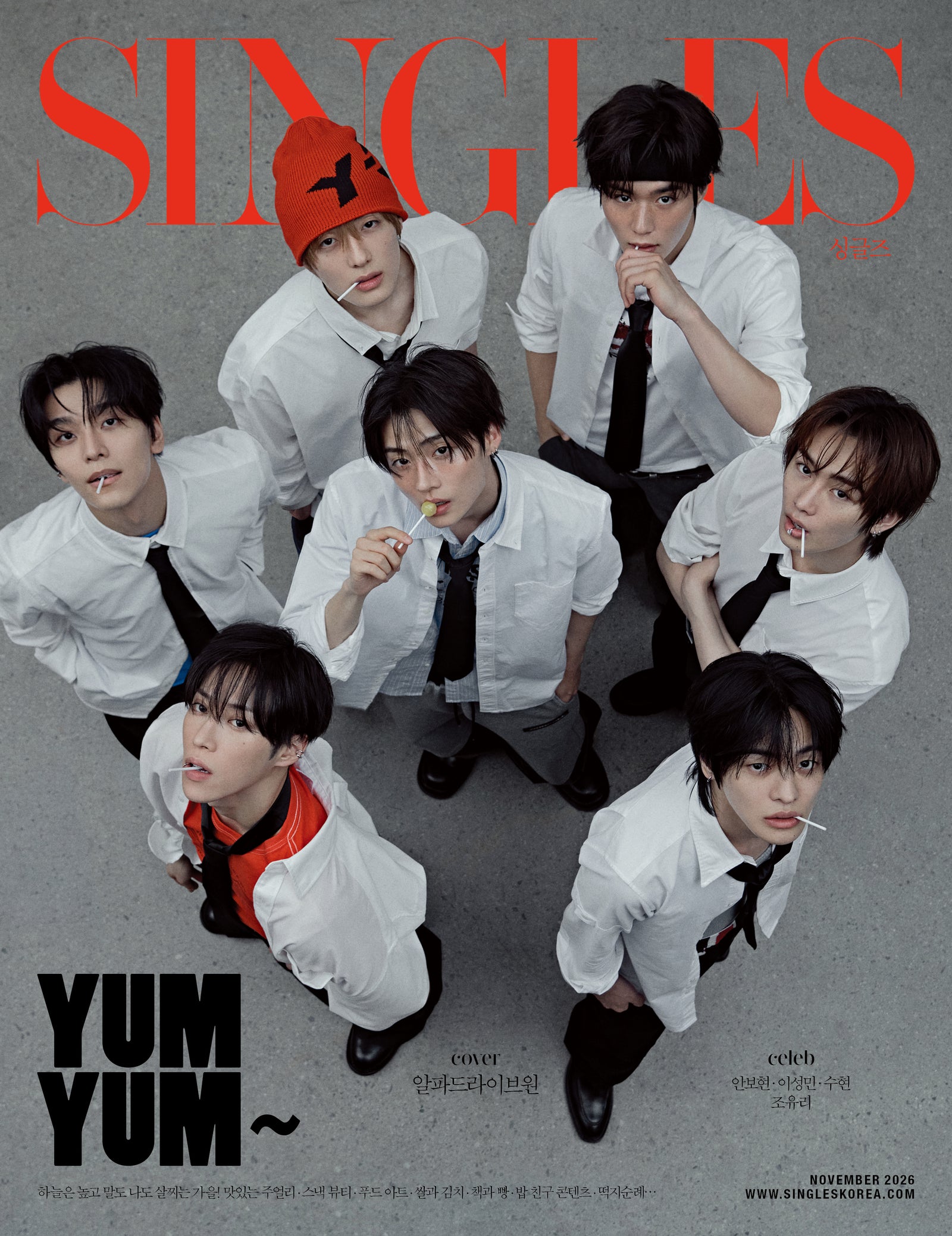 ALPHA DRIVE ONE - SINGLES MAGAZINE 2026 NOVEMBER ISSUE COVER - COKODIVE