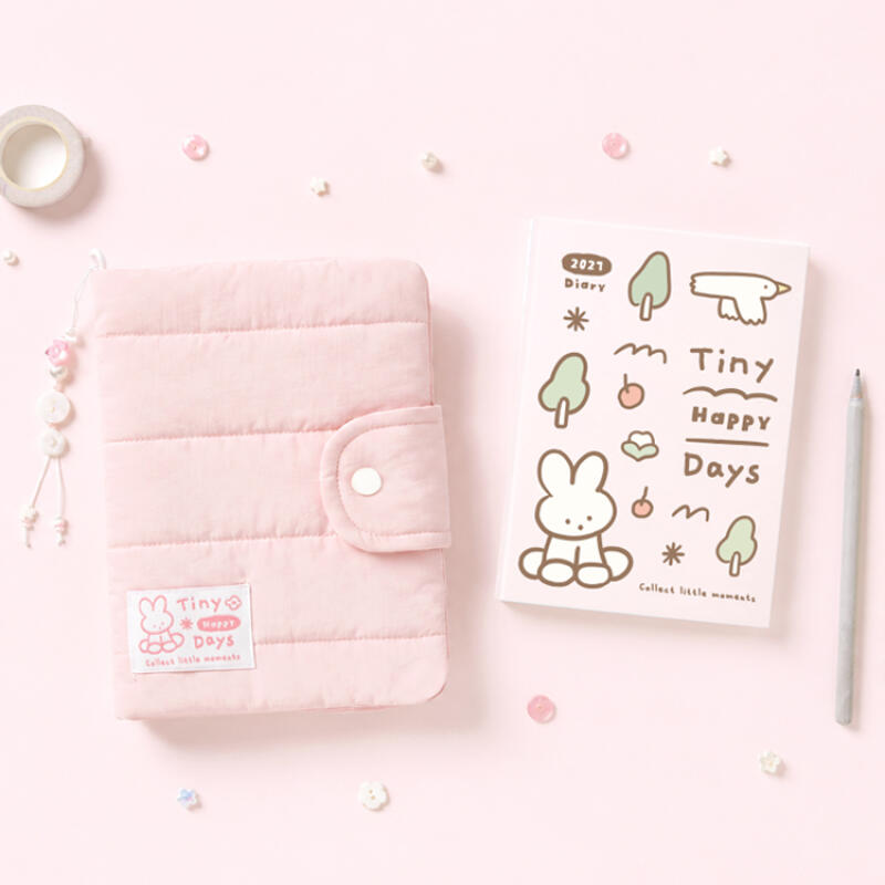 2027 TINY HAPPY DAYS DIARY PINK RABBIT - COKODIVE
