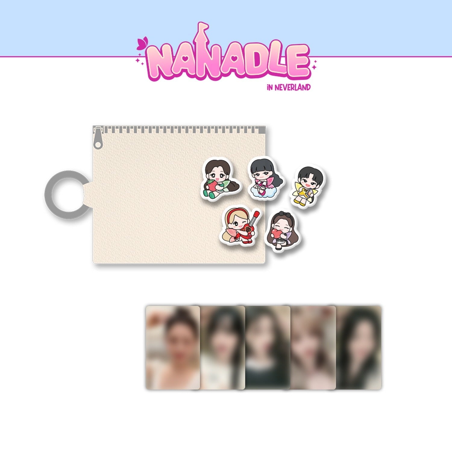 (G)-IDLE - NANADLE 6TH ANNIVERSARY OFFICIAL MD MINI POUCH + PATCH SET - COKODIVE