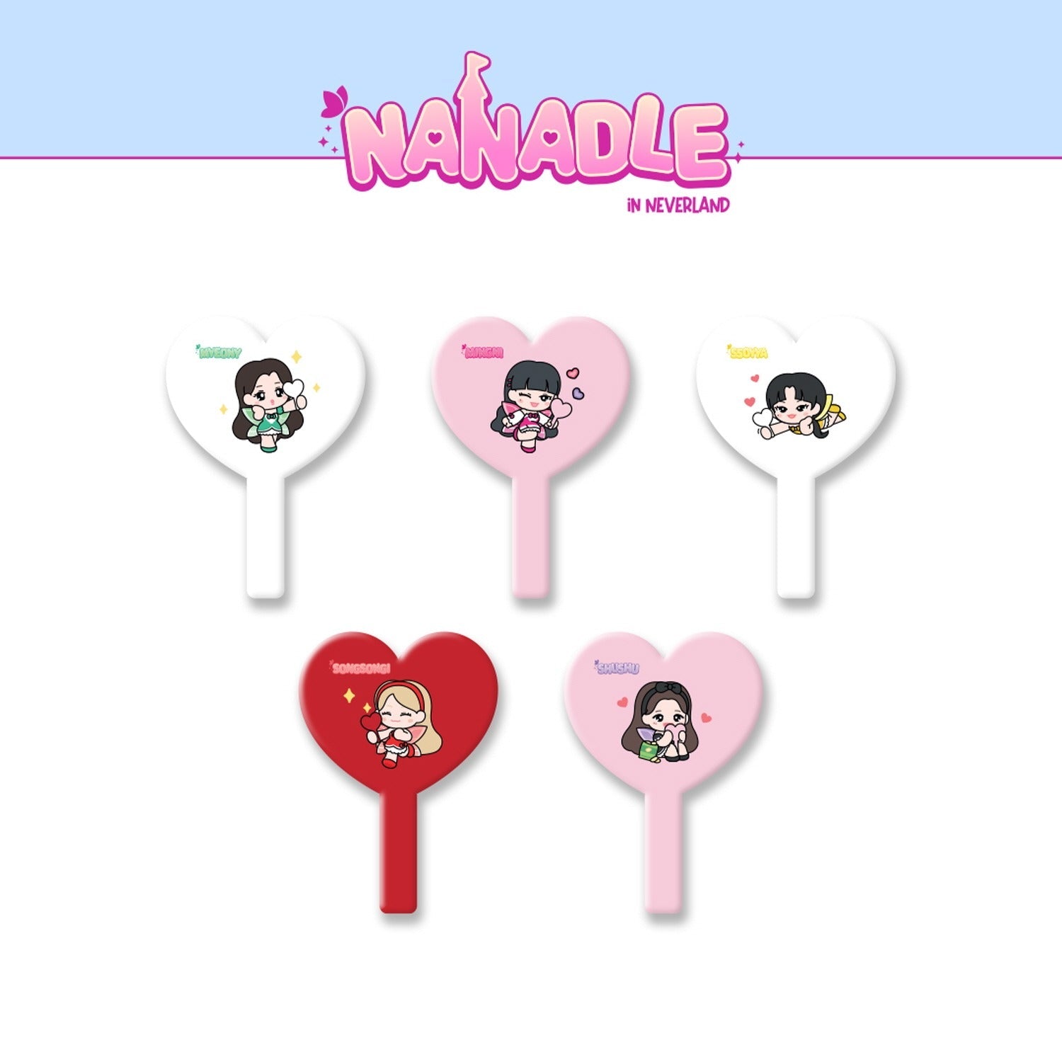 (G)-IDLE - NANADLE 6TH ANNIVERSARY OFFICIAL MD HAND MIRROR - COKODIVE
