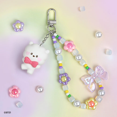 BT21 - MININI BEADS STRAP KEYRING LOVELY - COKODIVE