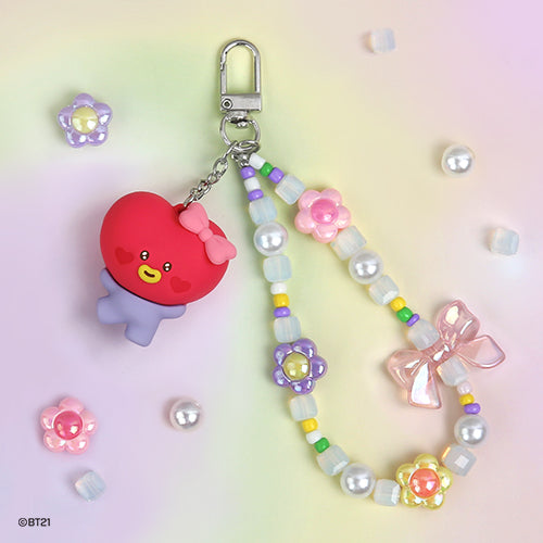 BT21 - MININI BEADS STRAP KEYRING LOVELY - COKODIVE