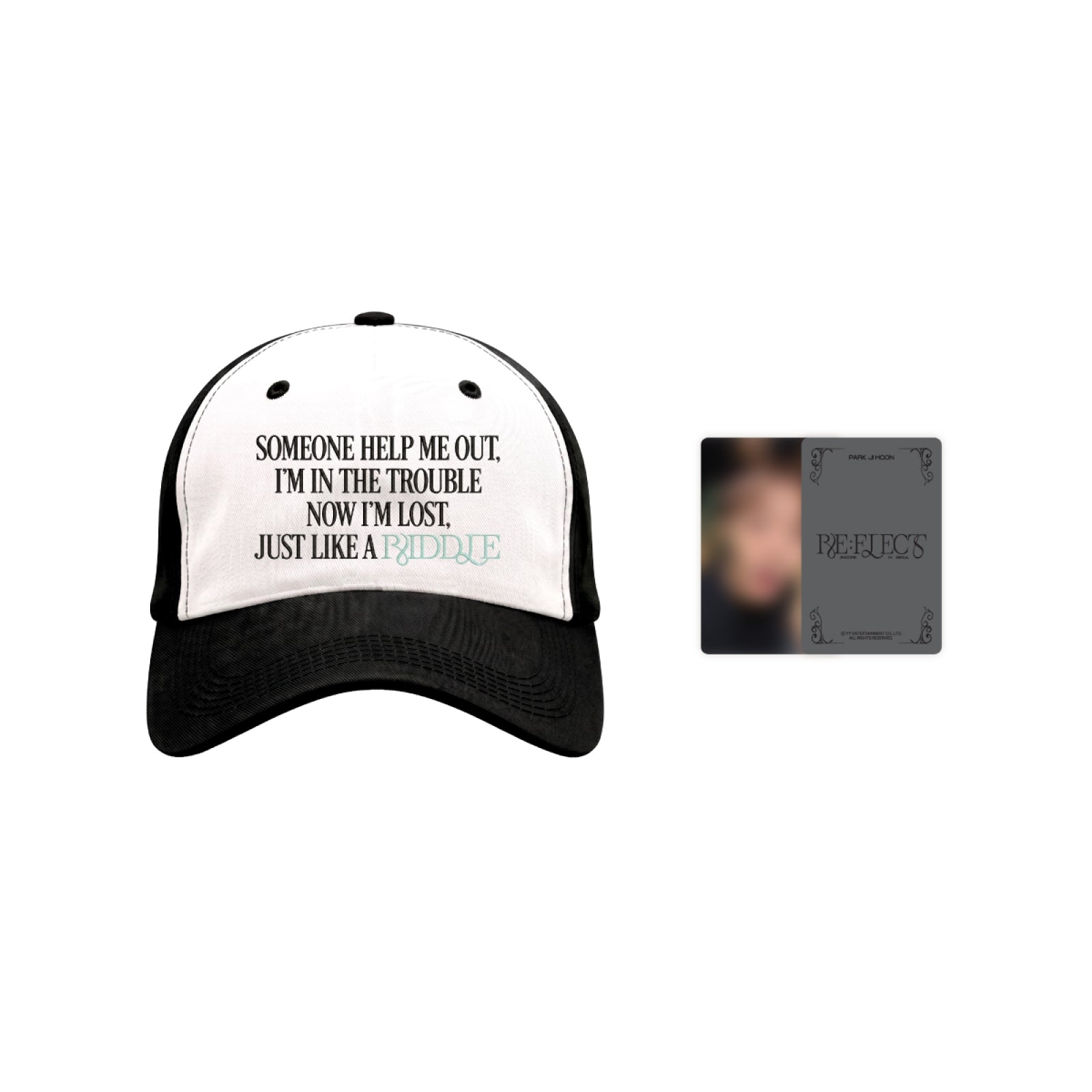 PARK JI HOON - RE:FLECT ASIA FANCON ENCORE IN SEOUL OFFICIAL MD BALL CAP - COKODIVE