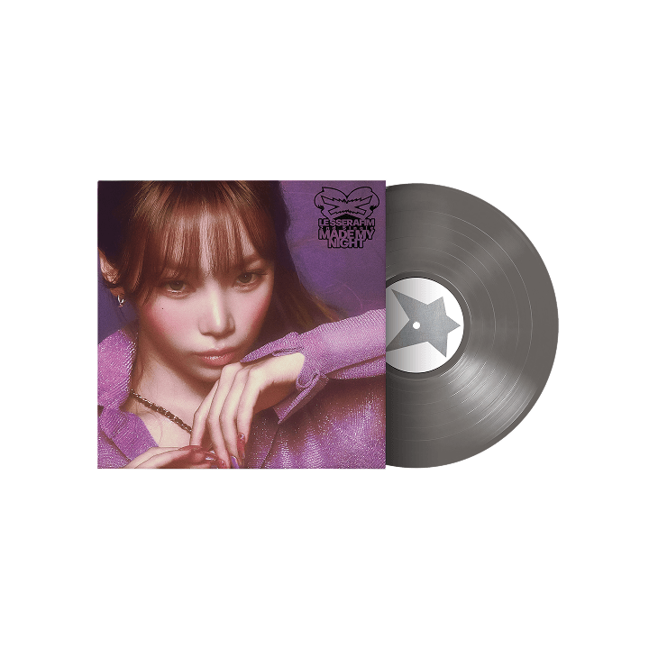 LE SSERAFIM - MADE MY NIGHT 2ND SINGLE ALBUM VINYL CHIC SILVER VER - COKODIVE