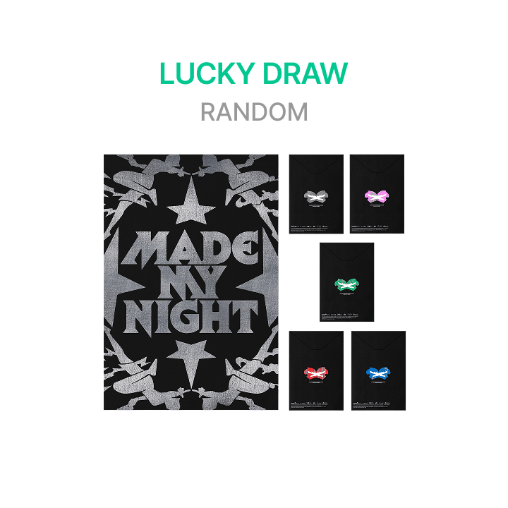 LE SSERAFIM - MADE MY NIGHT 2ND SINGLE ALBUM WEVERSE SHOP 3RD LUCKY DRAW EVENT COMPACT VER RANDOM - COKODIVE