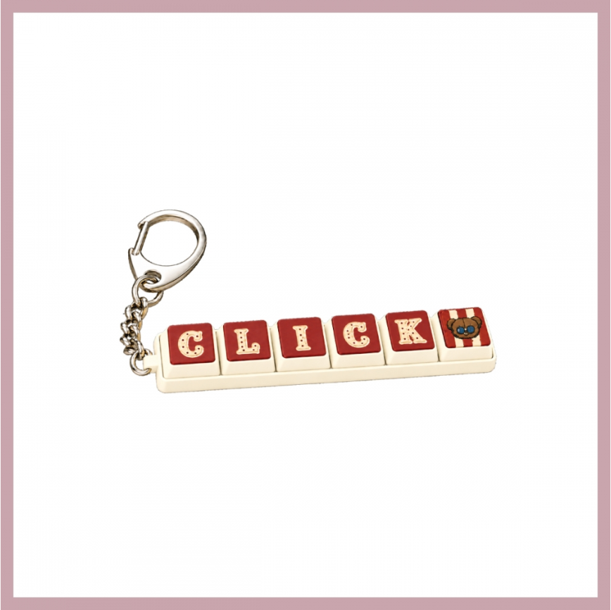JISOO - CLICK IN SEOUL OFFICIAL MD KEYCAP KEYRING - COKODIVE