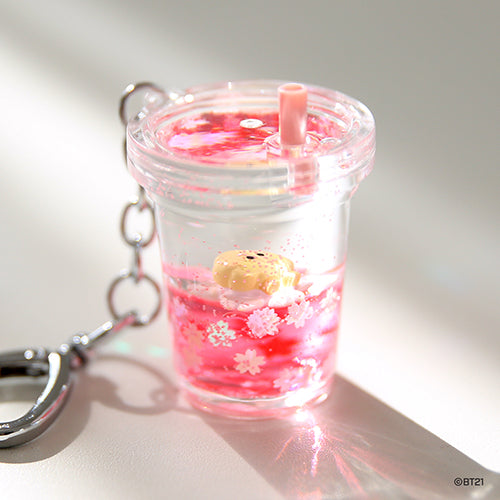 BT21 - CHERRY BLOSSOM MININI WATER KEYRING - COKODIVE