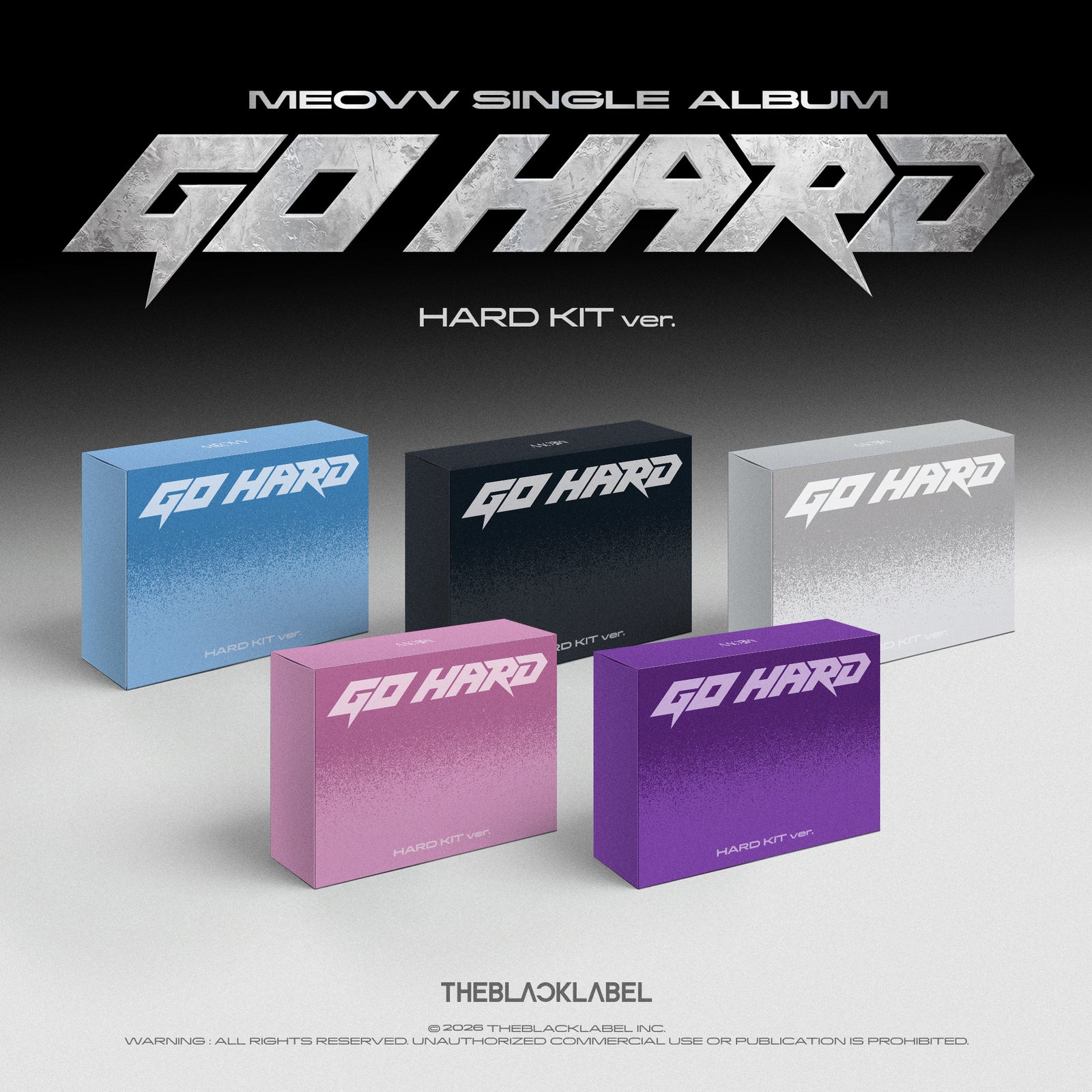 MEOVV - GO HARD SINGLE ALBUM HARD KIT VER SET - COKODIVE