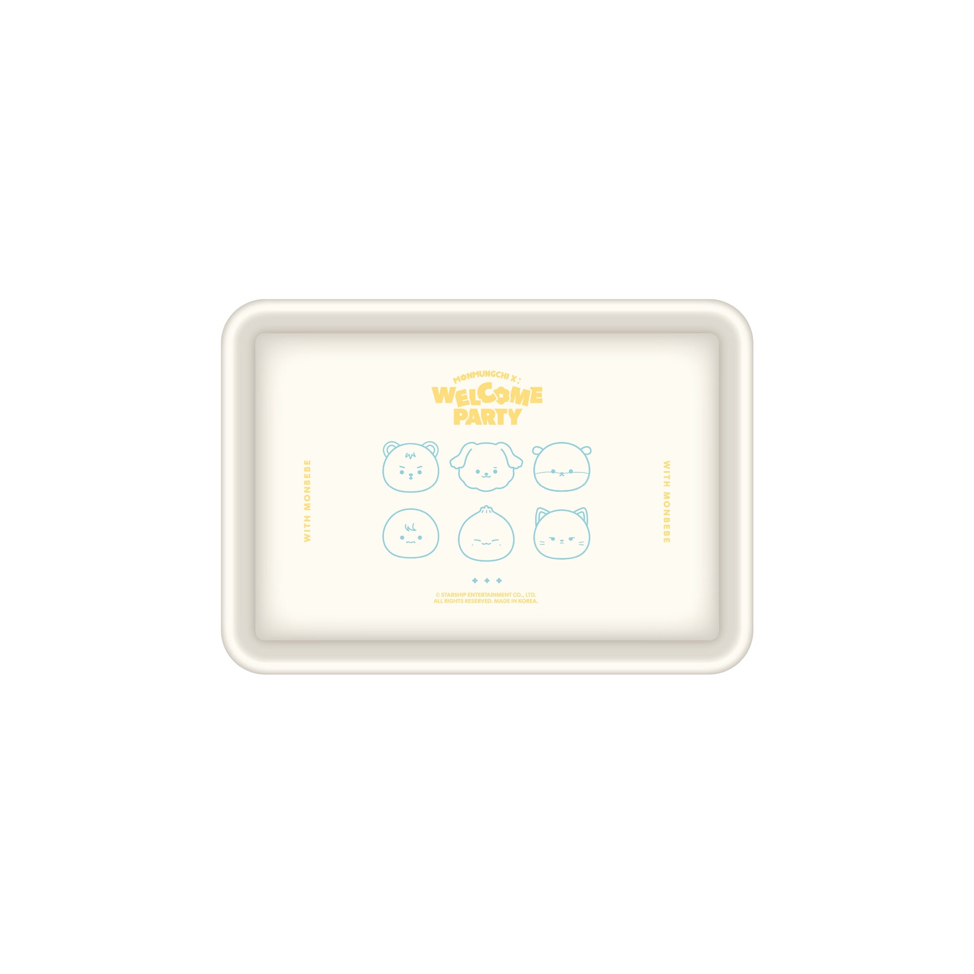 MONSTA X - MONMUGCHI X : WELCOM PARTY POP UP STORE OFFICIAL MD MONMUNGCHI X TRAY - COKODIVE