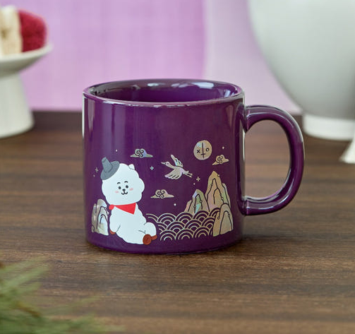 BT21 - PREMIUM K EDITION MOTHER OF PEARL GRAPHIC MUG CUP (320ml) - COKODIVE