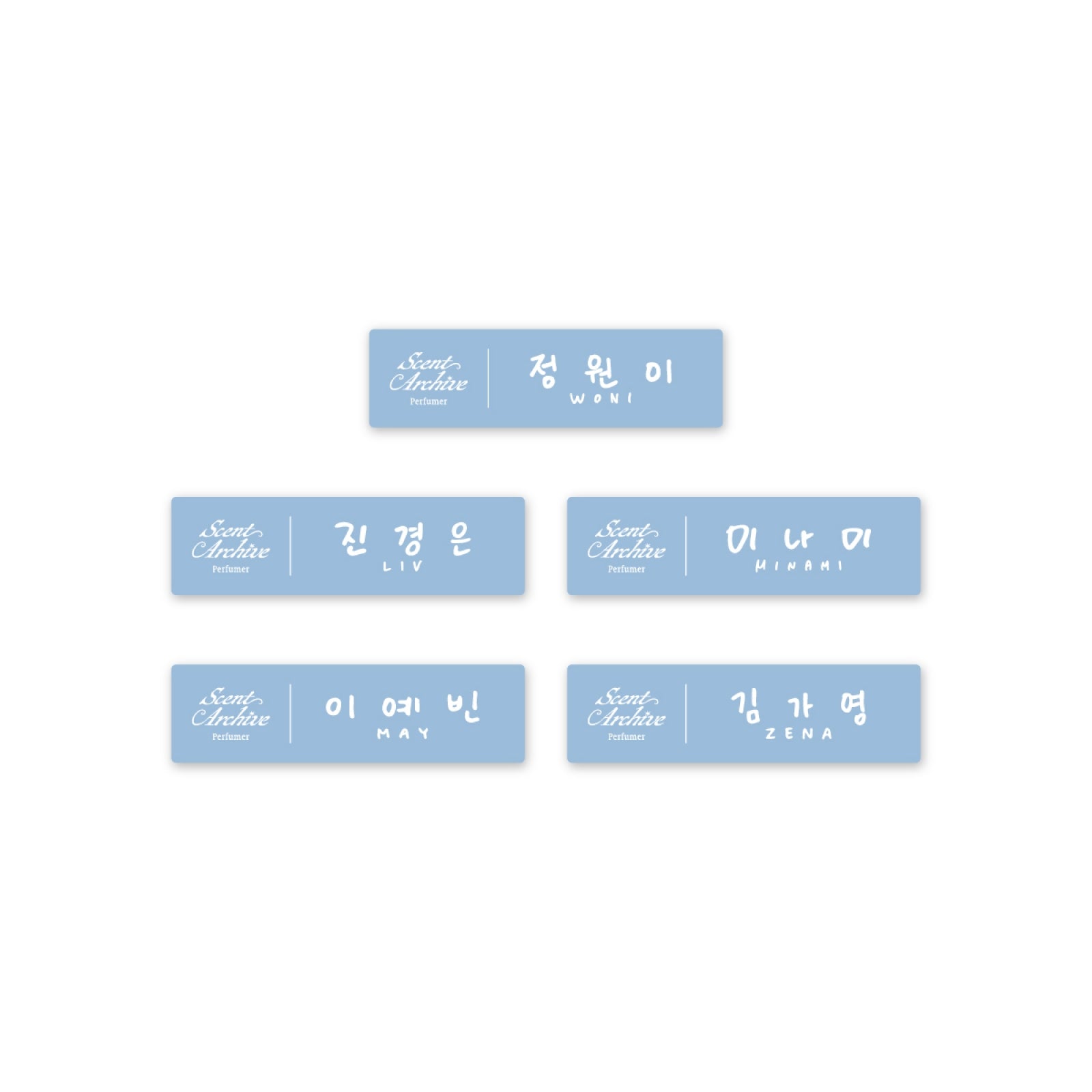RESCENE - SCENT ARCHIVE : MEMORIES OF RESCENE POP UP OFFICIAL MD NAME TAG - COKODIVE