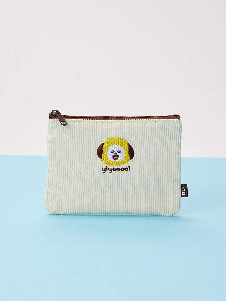 BT21 - TODAY'S FACE FLAT SQUARE POUCH - COKODIVE