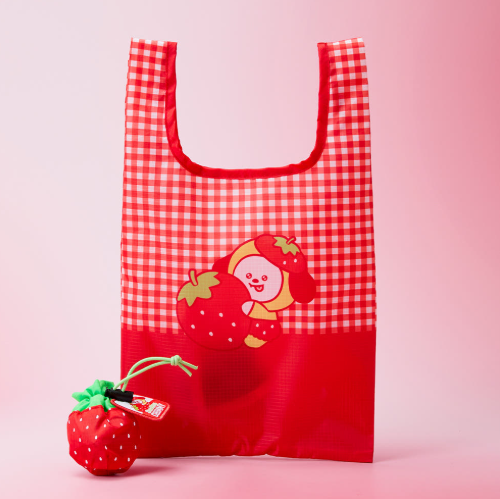 BT21 - STRAWBERRY PARTY POUCH MARKET BAG - COKODIVE