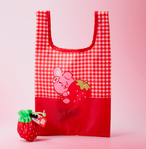 BT21 - STRAWBERRY PARTY POUCH MARKET BAG - COKODIVE