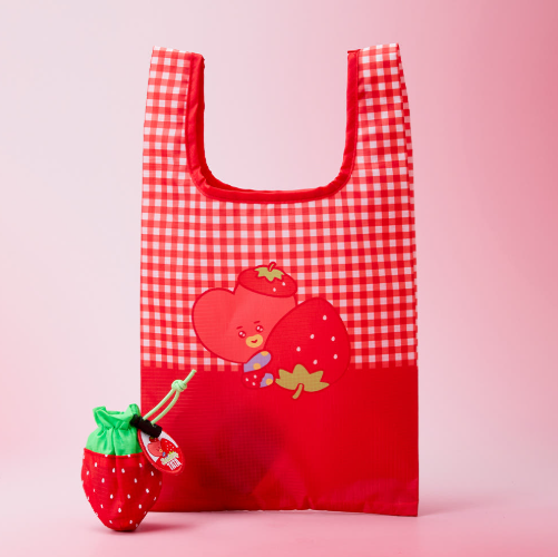 BT21 - STRAWBERRY PARTY POUCH MARKET BAG - COKODIVE