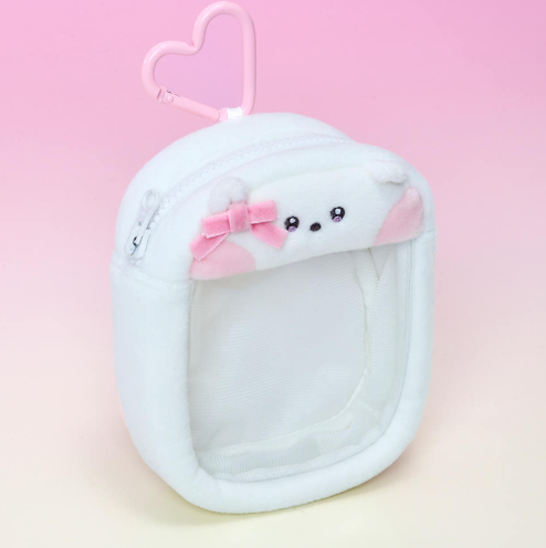 BT21 - RIBBONED U MININI CLEAR BAG CHARM POUCH - COKODIVE