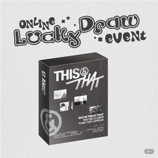 STRAY KIDS - THIS & THAT 10TH MINI ALBUM FANS 2ND LUCKY DRAW EVENT FANS ALBUM VER - COKODIVE