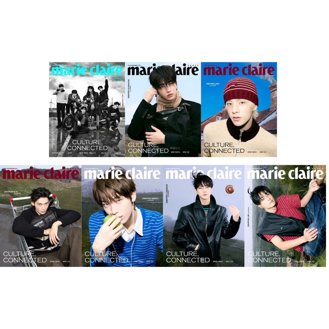 ENHYPEN - MARIE CLAIRE MAGAZINE 2026 NOVEMBER ISSUE COVER SET - COKODIVE