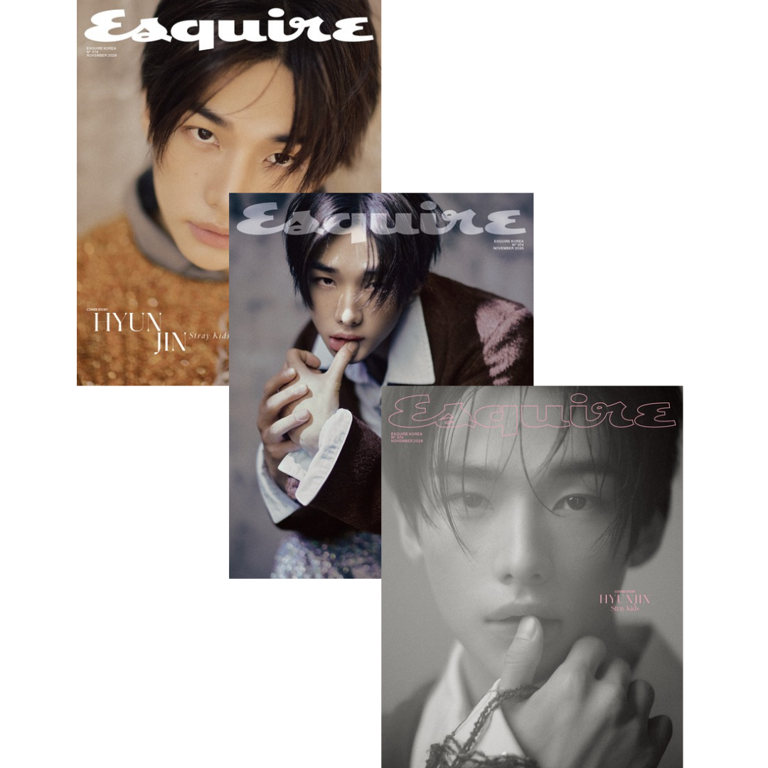 STRAY KIDS HYUNJIN - ESQUIRE MAGAZINE 2026 NOVEMBER ISSUE COVER SET - COKODIVE
