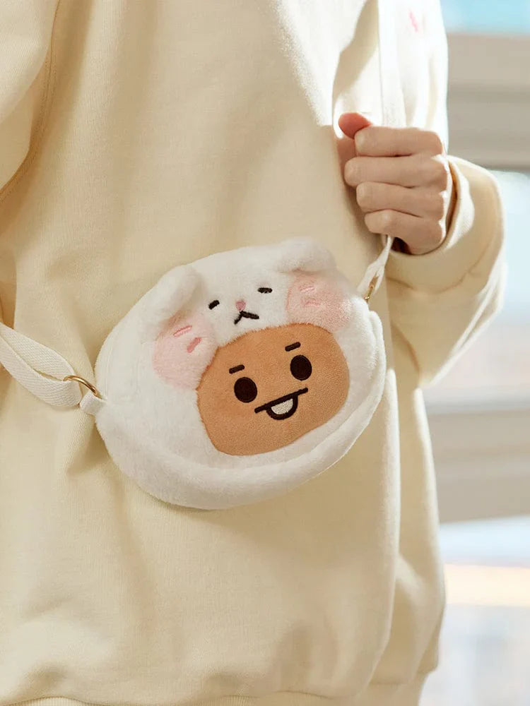 BT21 - BABY FLUFFY FACE DOLL CROSS BAG - COKODIVE