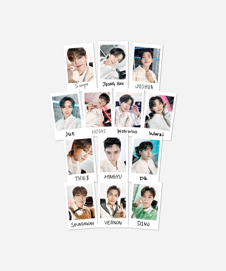 SEVENTEEN - TOUR FOLLOW' AGAIN TO JAPAN OFFICIAL MD INSTANT PHOTO STICKER CARD - COKODIVE