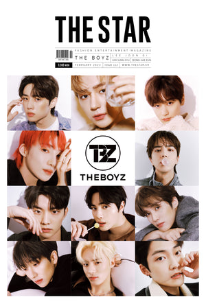 LEE JUN GI FRONT COVER THE BOYZ BACK COVER THE STAR 2023 FEBRUARY ISSUE - COKODIVE