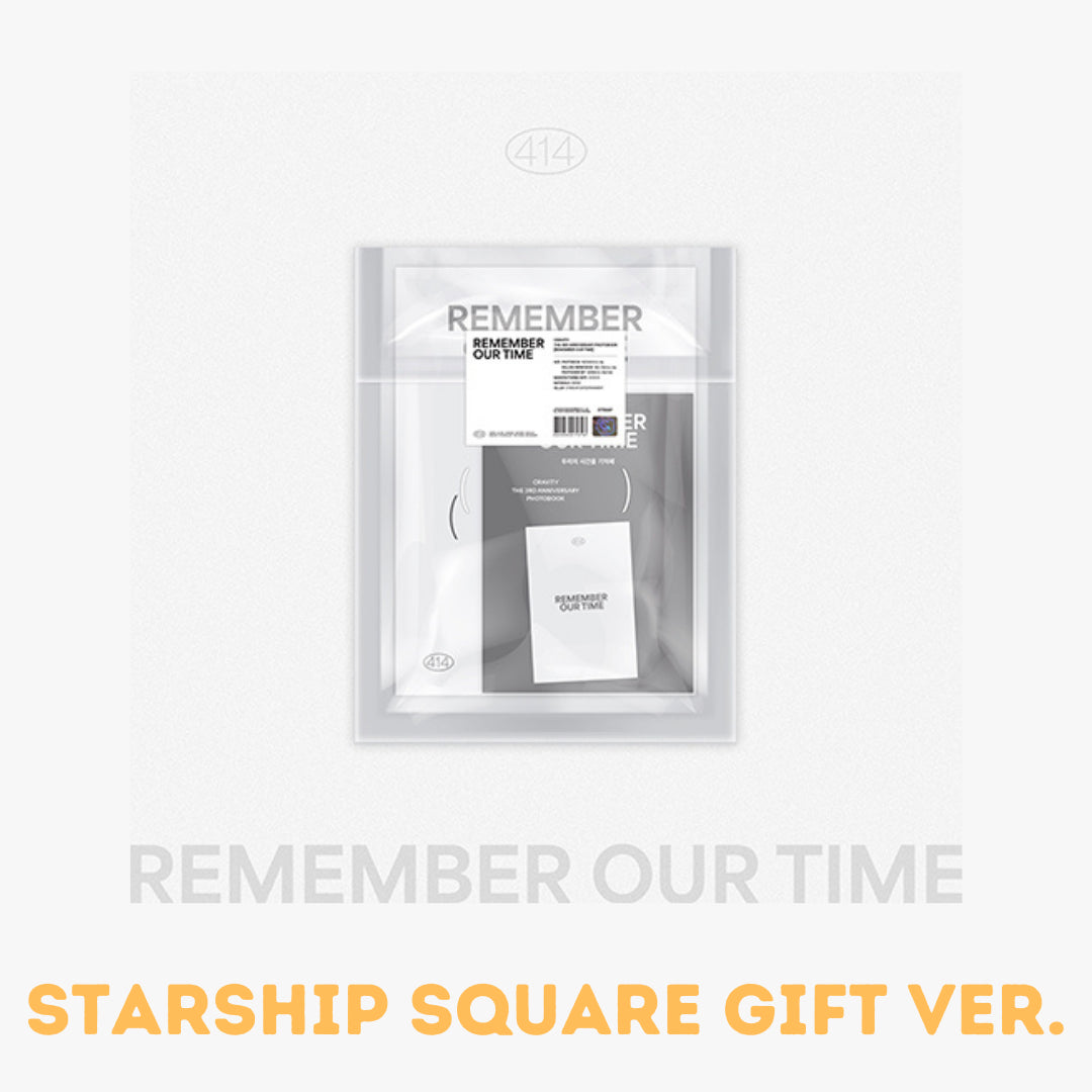 CRAVITY - REMEMBER OUR TIME THE 3RD ANNIVERSARY PHOTOBOOK STARSHIP SQUARE GIFT VER. - COKODIVE