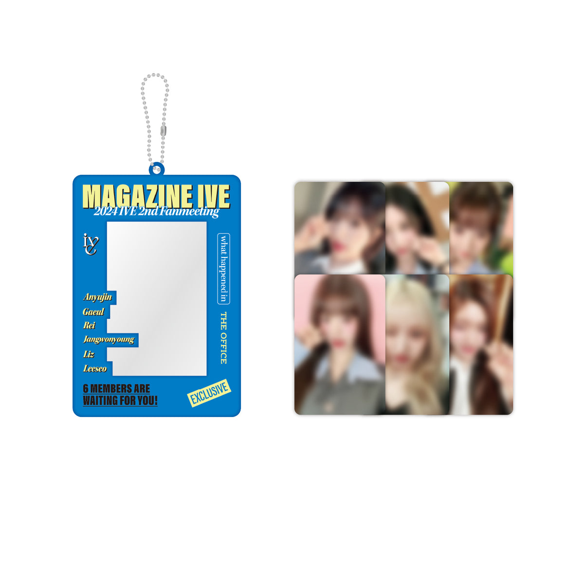 IVE - MAGAZINE IVE 2024 IVE 2ND FANMEETING OFFICIAL MD PHOTOCARD HOLDER - COKODIVE