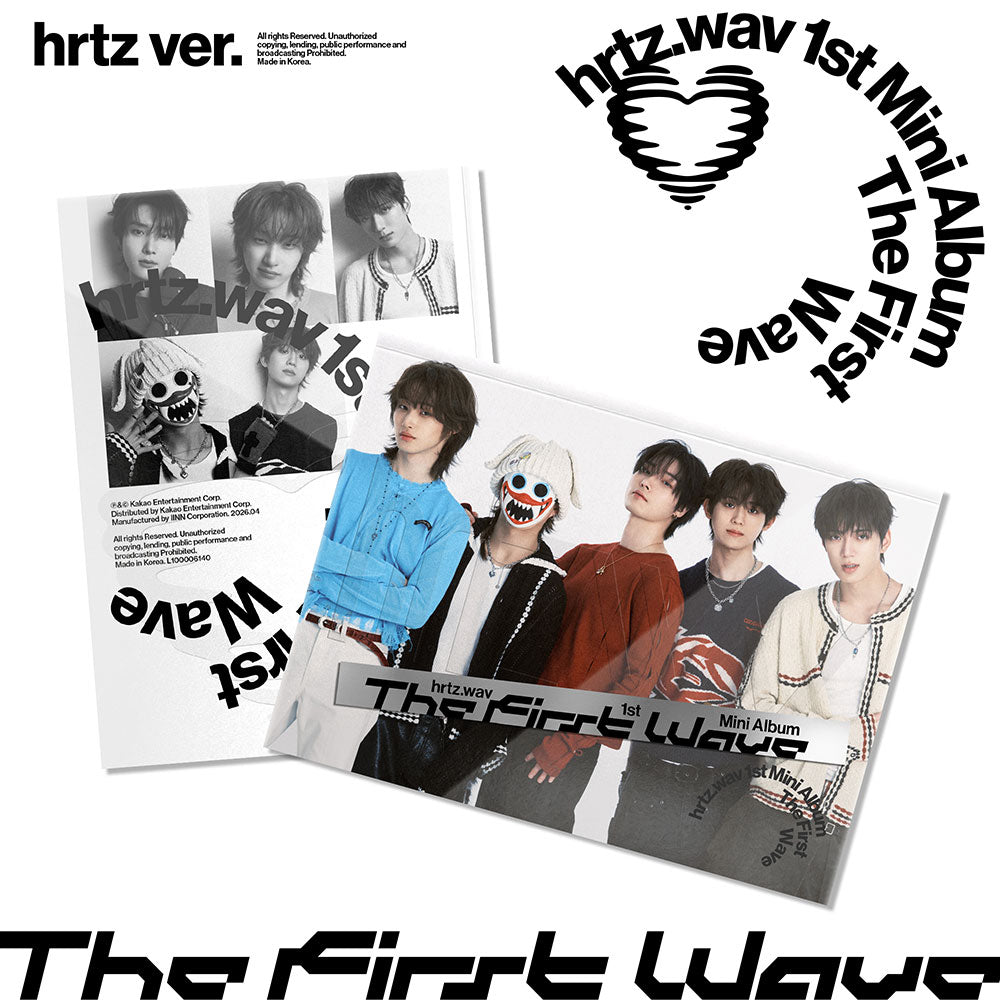 HRTZ.WAV - THE FIRST WAVE 1ST MINI ALBUM STANDARD HRTZ VER