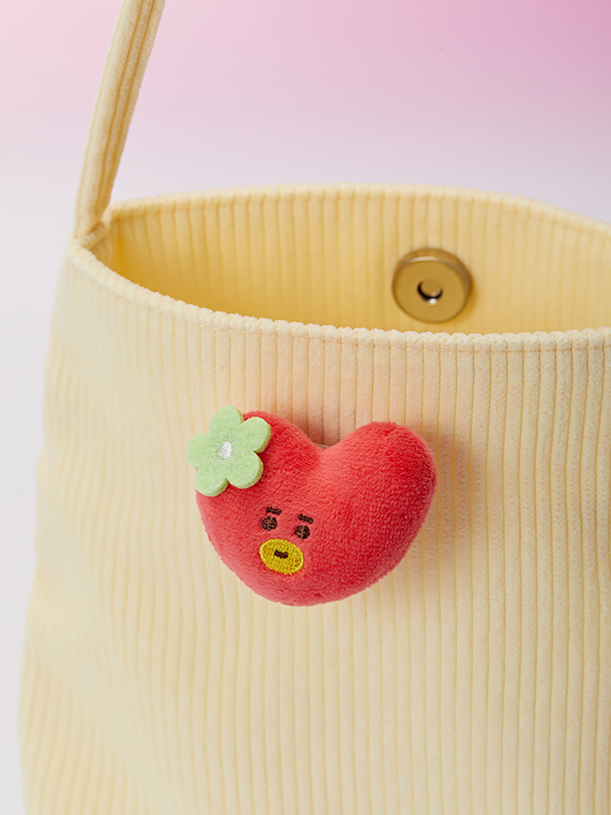 BT21 - SPRING DAYS MINI CORDUROY CROSSBODY BAG TATA - COKODIVE