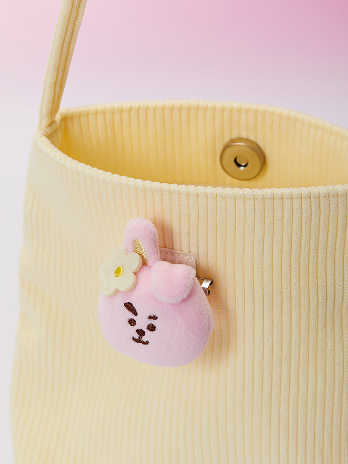 BT21 - SPRING DAYS MINI CORDUROY CROSSBODY BAG COOKY - COKODIVE