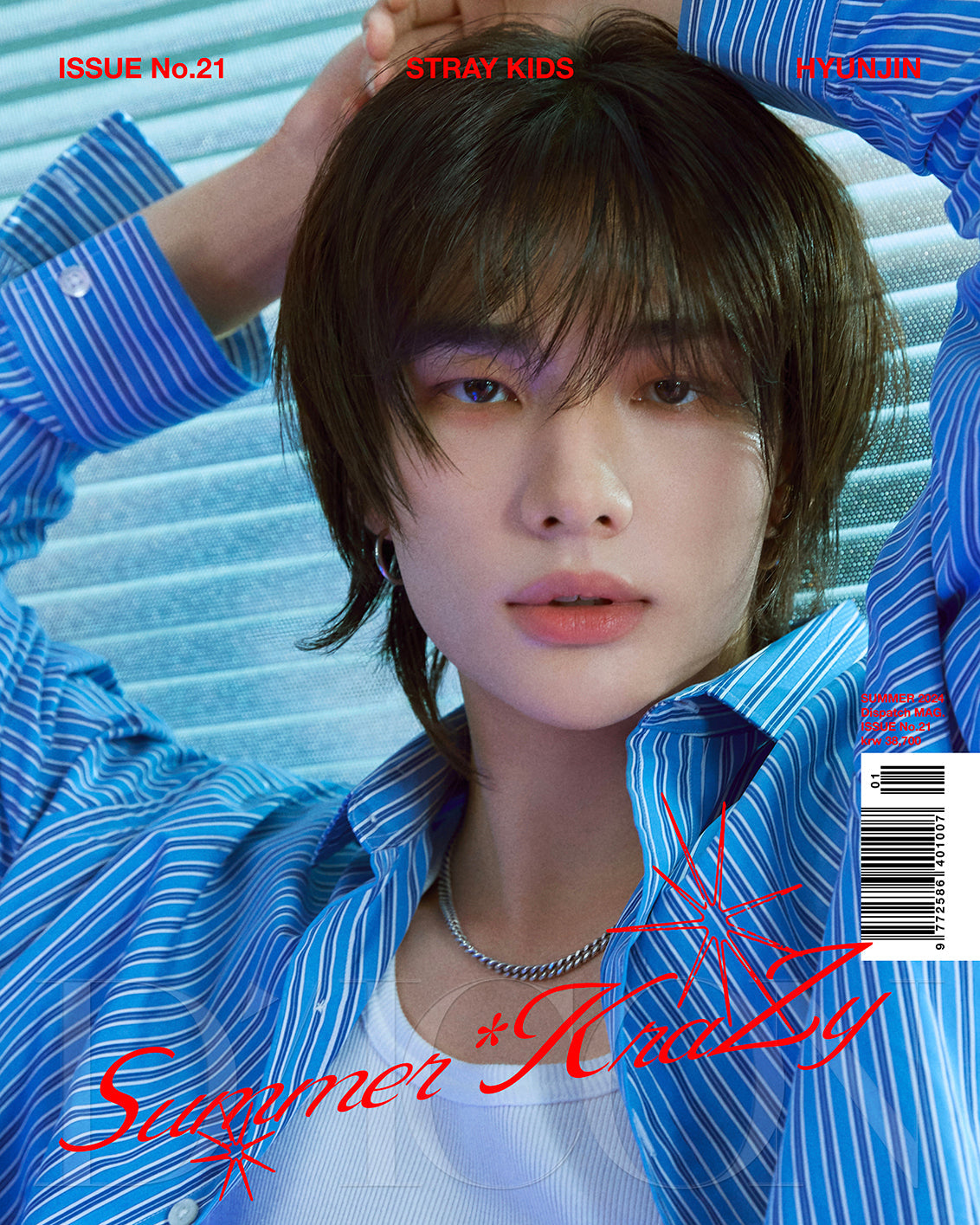 STRAY KIDS - SUMMER KRAZY DICON VOLUME 21 KAKAO GIFT A COVER HYUNJIN - COKODIVE