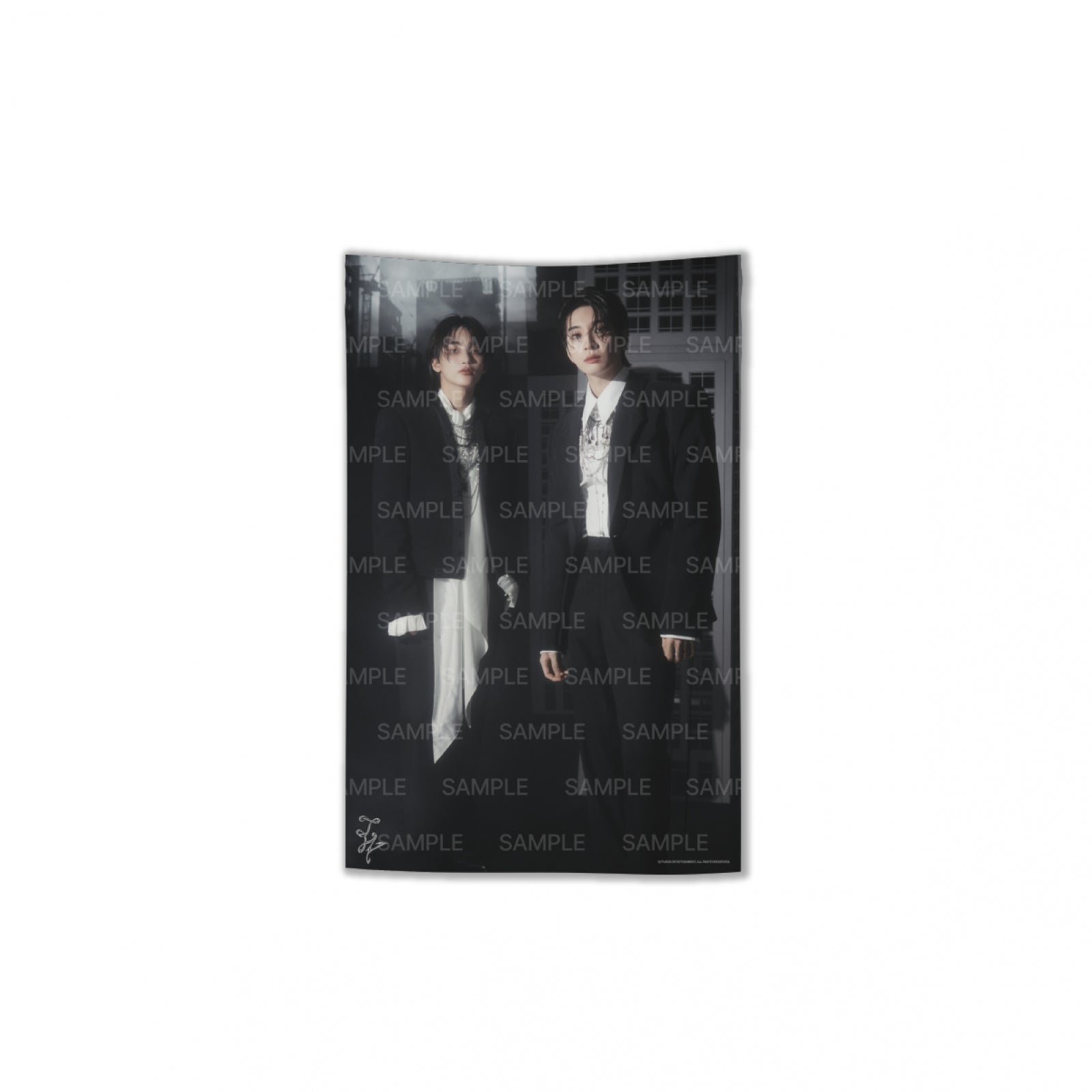 JEONGHAN X WONWOO - THIS MAN 1ST SINGLE ALBUM POP UP OFFICIAL MD CHIFFON POSTER - COKODIVE