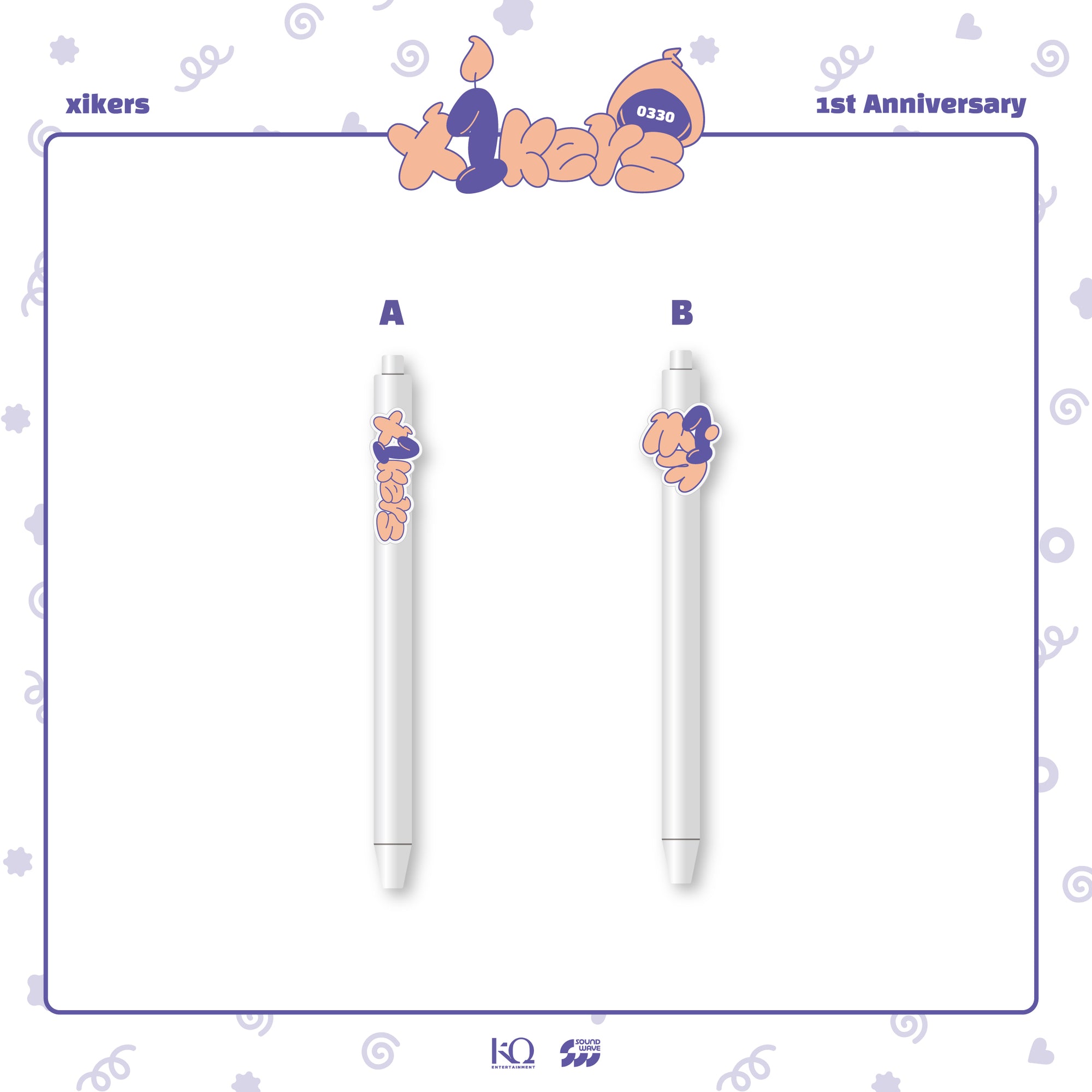 XIKERS - 'x1kers' 1ST ANNIVERSARY OFFICIAL MD x1kers GEL PEN