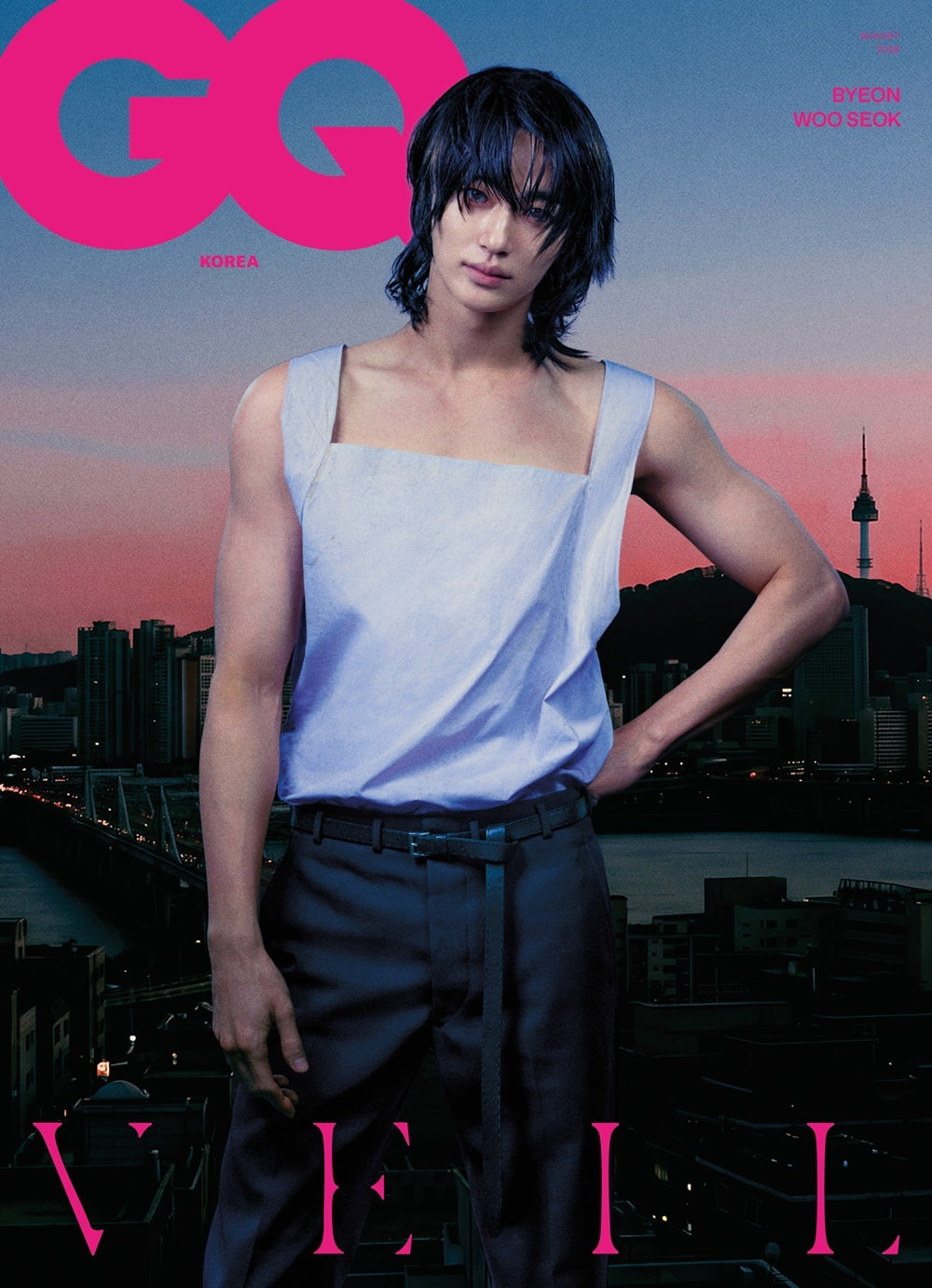 BYEON WOO SEOK - GQ MAGAZINE 2026 AUGUST ISSUE COVER C