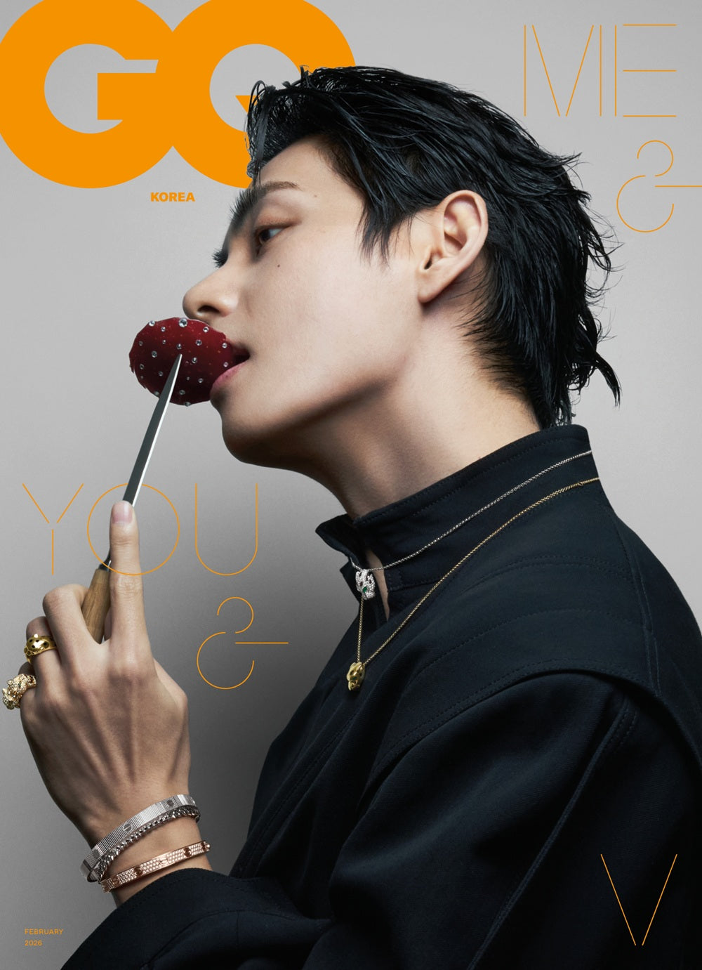 BTS V - GQ MAGAZINE FEBRUARY 2026 ISSUE COVER D - COKODIVE