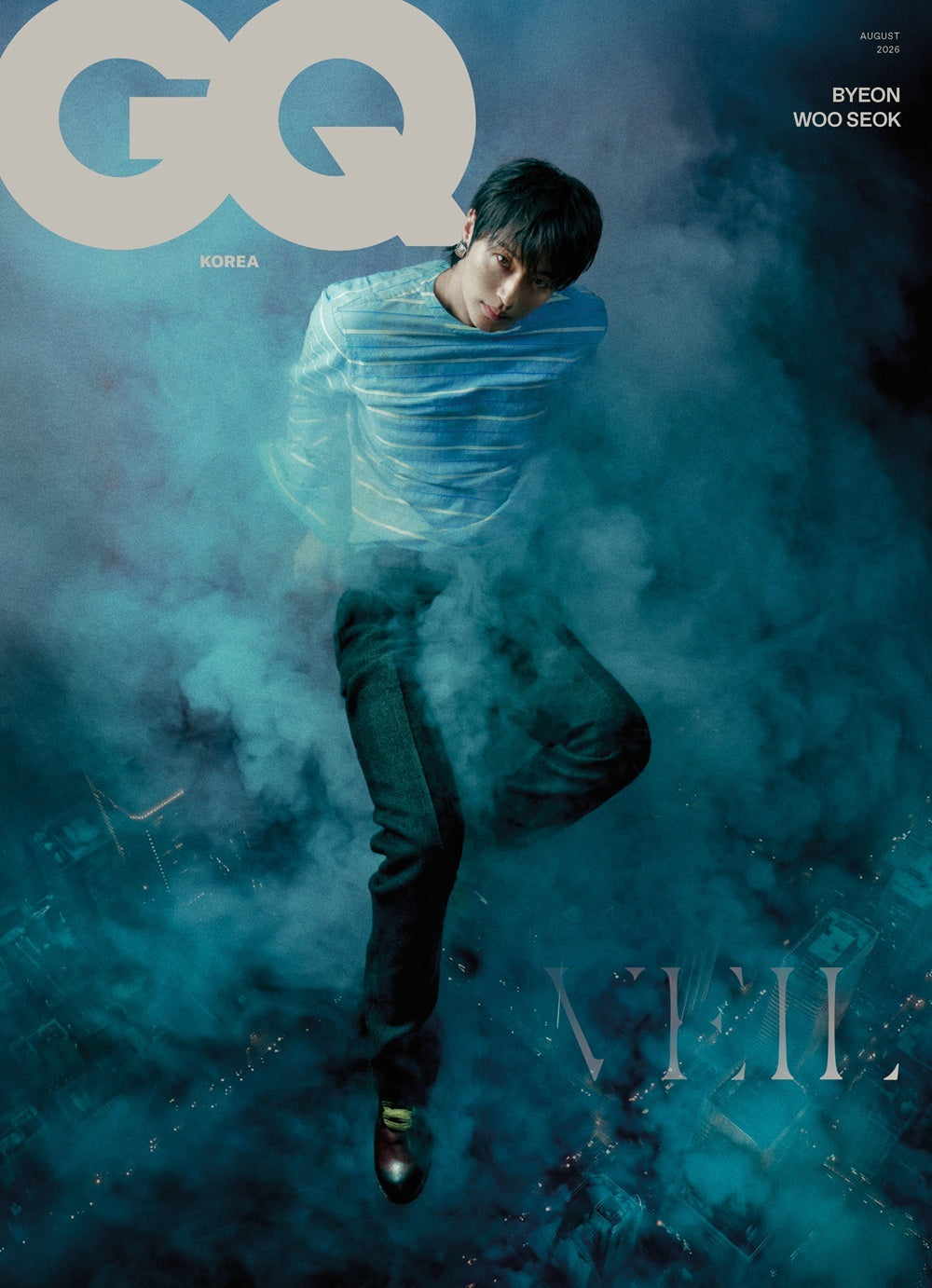 BYEON WOO SEOK - GQ MAGAZINE 2026 AUGUST ISSUE COVER D - COKODIVE