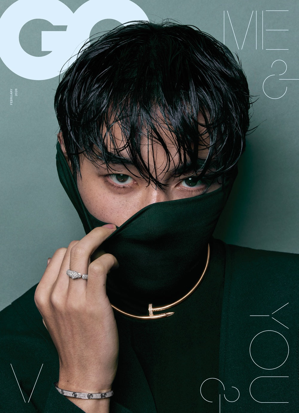 BTS V - GQ MAGAZINE FEBRUARY 2026 ISSUE COVER E - COKODIVE