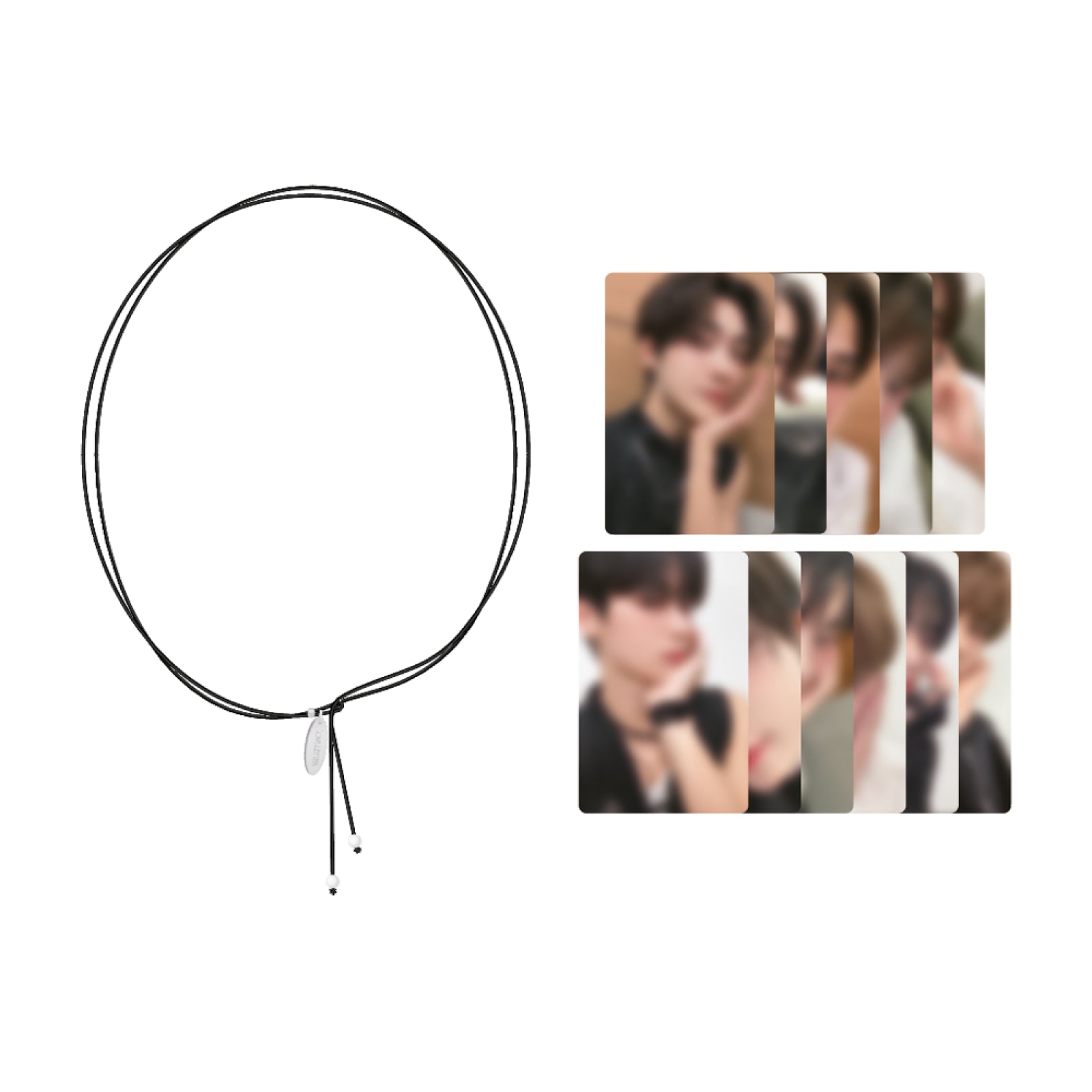 THE BOYZ - PHANTASY 2ND ALBUM OFFICIAL POP UP MD LEATHER STRAP NECKLACE - COKODIVE