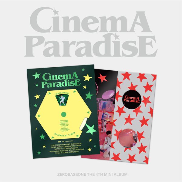 ZEROBASEONE - CINEMA PARADISE THE 4TH MINI ALBUM YES24 GIFT PHOTOBOOK RANDOM