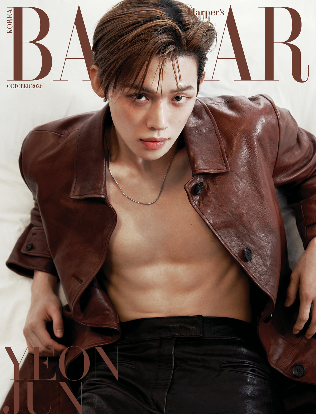 TXT YEONJUN - BAZAAR MAGAZINE 2026 OCTOBER ISSUE COVER B - COKODIVE
