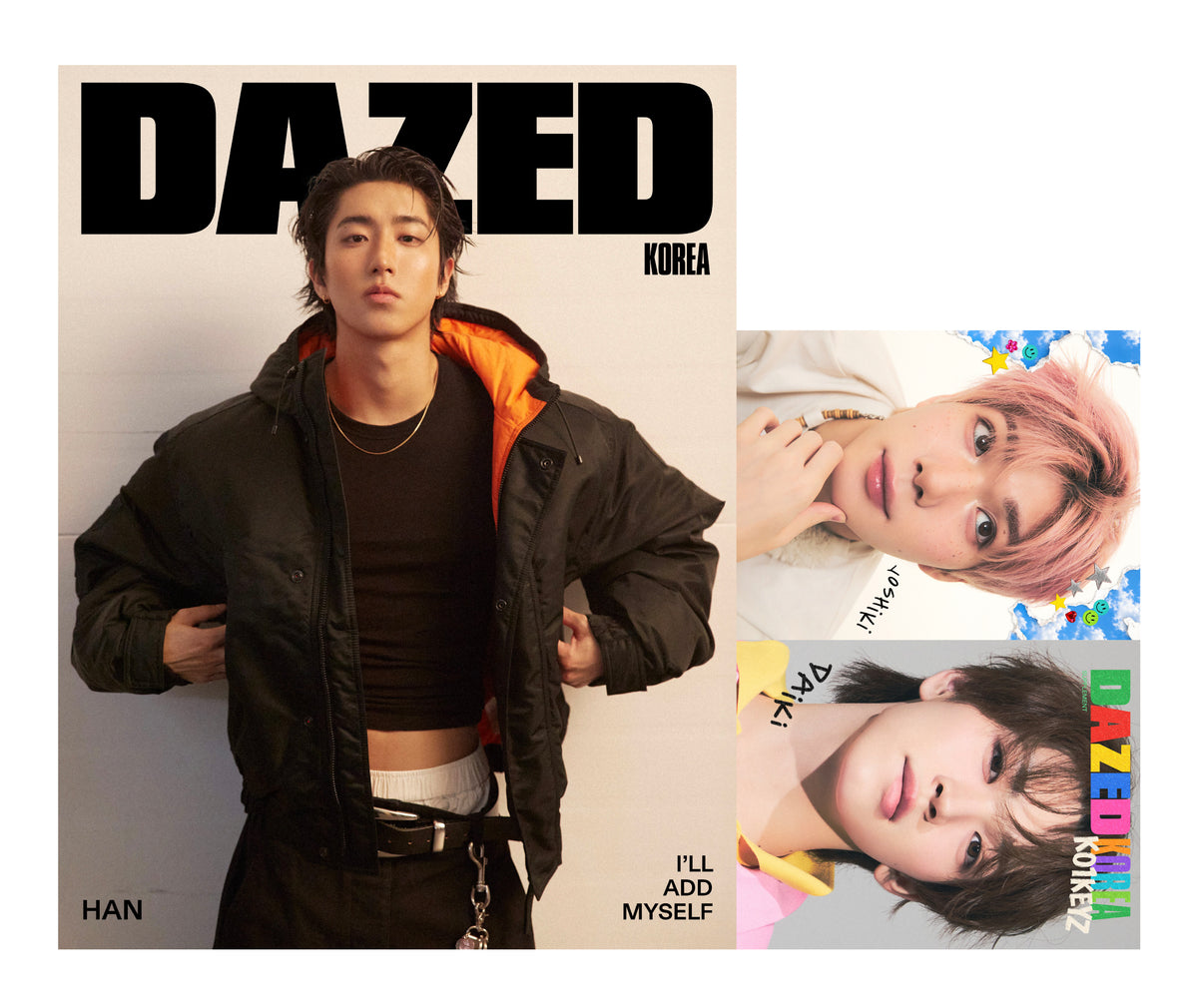 STRAY KIDS HAN - DAZED & CONFUSED MAGAZINE 2026 WINTER EDITION COVER A - COKODIVE
