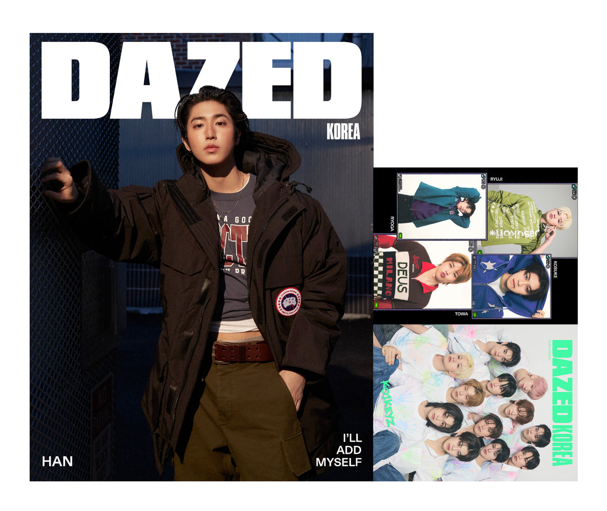 STRAY KIDS HAN - DAZED & CONFUSED MAGAZINE 2026 WINTER EDITION COVER C - COKODIVE