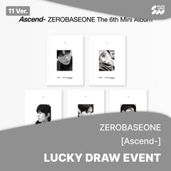 ZEROBASEONE - ASCEND- 6TH MINI ALBUM SOUNDWAVE LUCKY DRAW EVENT 11 VER