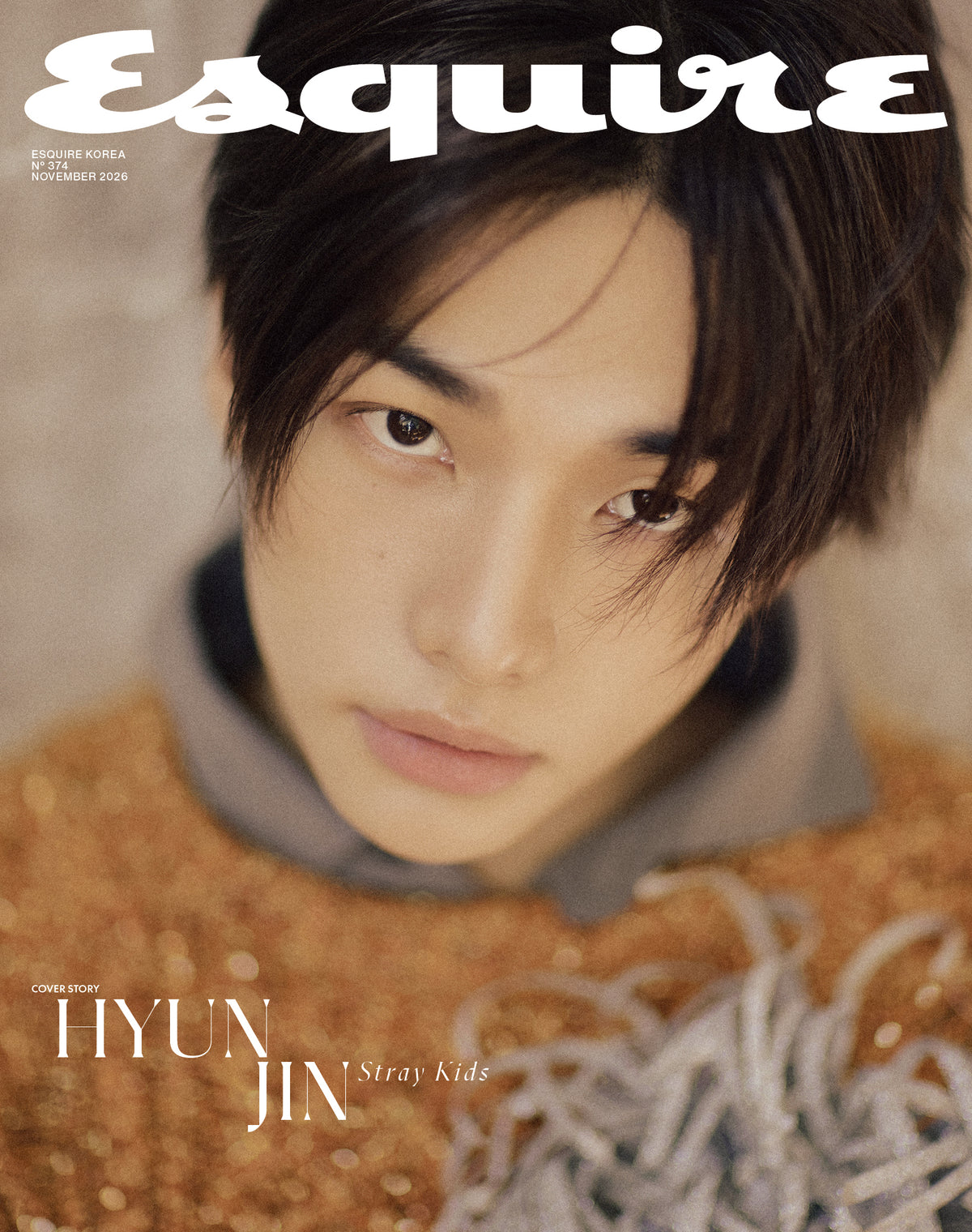 STRAY KIDS HYUNJIN - ESQUIRE MAGAZINE 2026 NOVEMBER ISSUE COVER A - COKODIVE