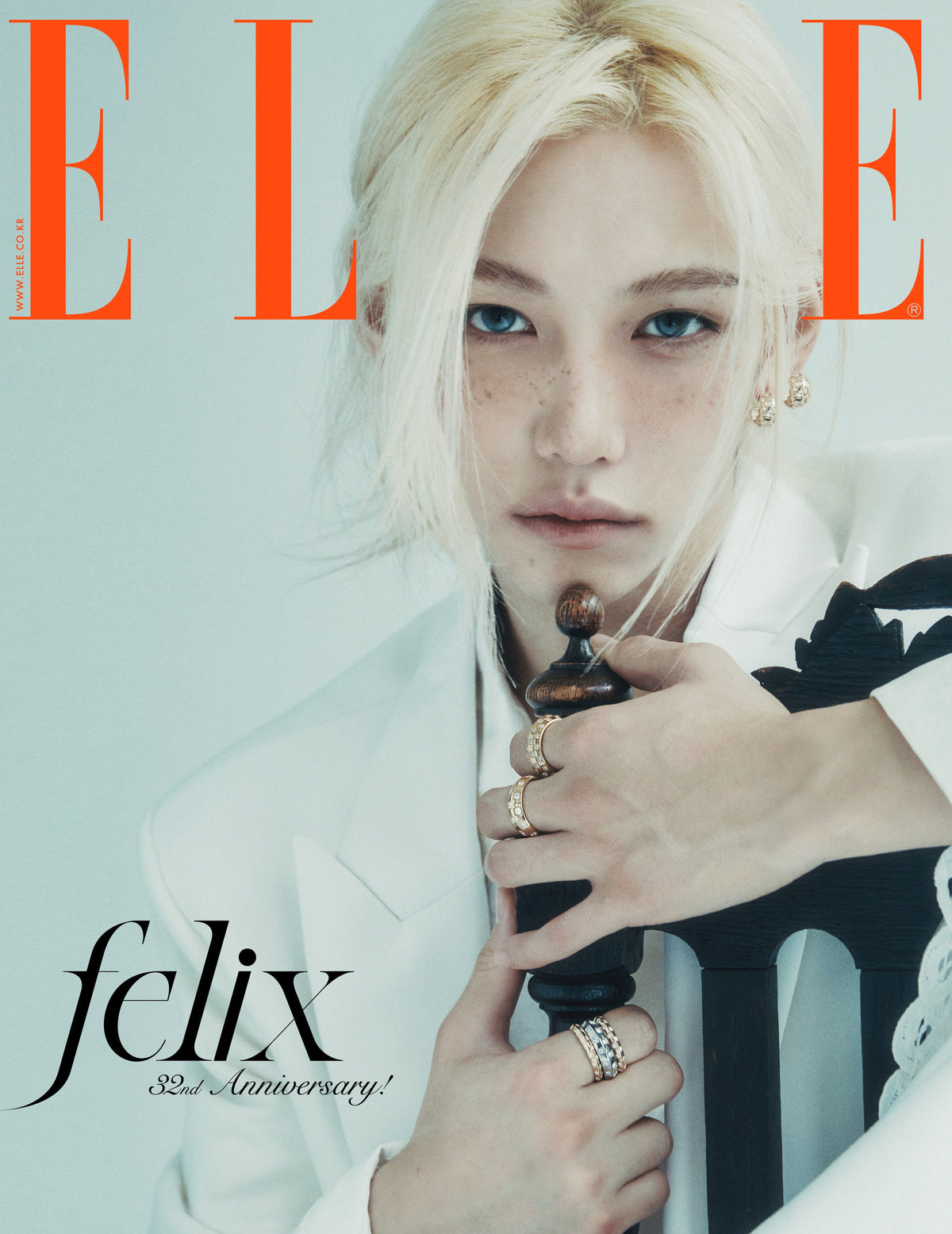 STRAY KIDS FELIX - ELLE NOVEMBER 2024 ISSUE F COVER - COKODIVE