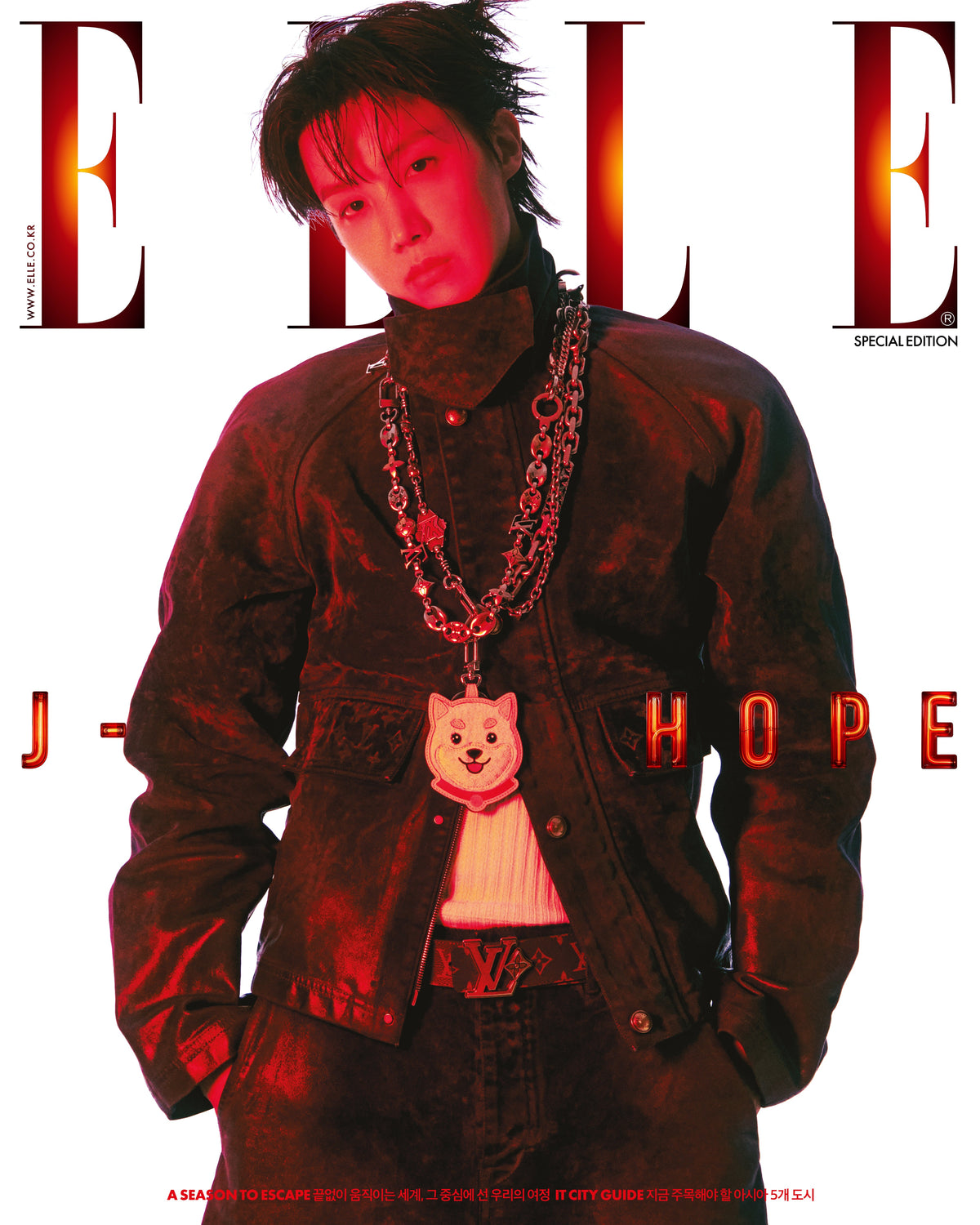 BTS J-HOPE - ELLE MAGAZINE 2025 DECEMBER ISSUE SPECIAL EDITION COVER C - COKODIVE