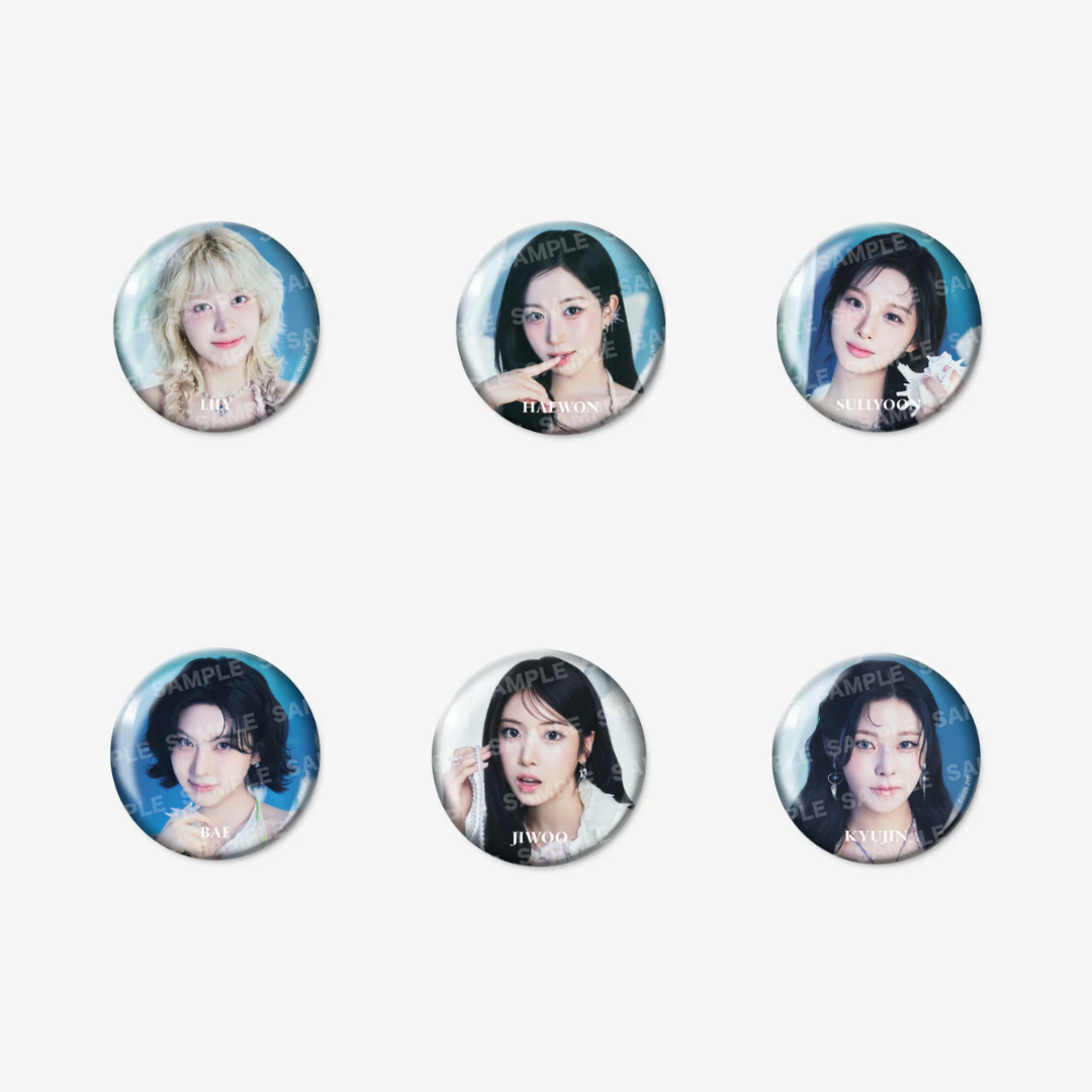 NMIXX - 1ST WORLD TOUR IN JAPAN OFFICIAL MD PHOTO BADGE - COKODIVE