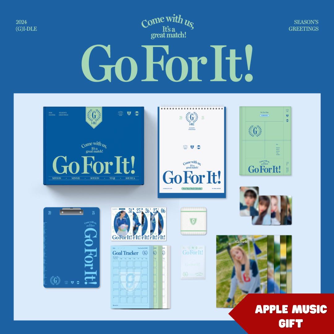 (G)I-DLE - GO FOR IT 2024 SEASON'S GREETINGS APPLE MUSIC GIFT VER. - COKODIVE