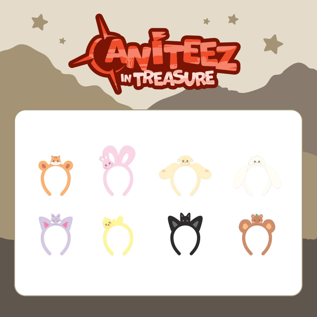 ATEEZ - ANITEEZ IN TREASURE OFFICIAL MD HAIR BAND - COKODIVE